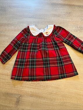 Cecil
And Lou 2T "C" monogram plaid lined dress EUC